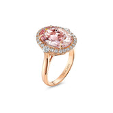 Morganite & Diamond Ring - Dracakis Jewellers